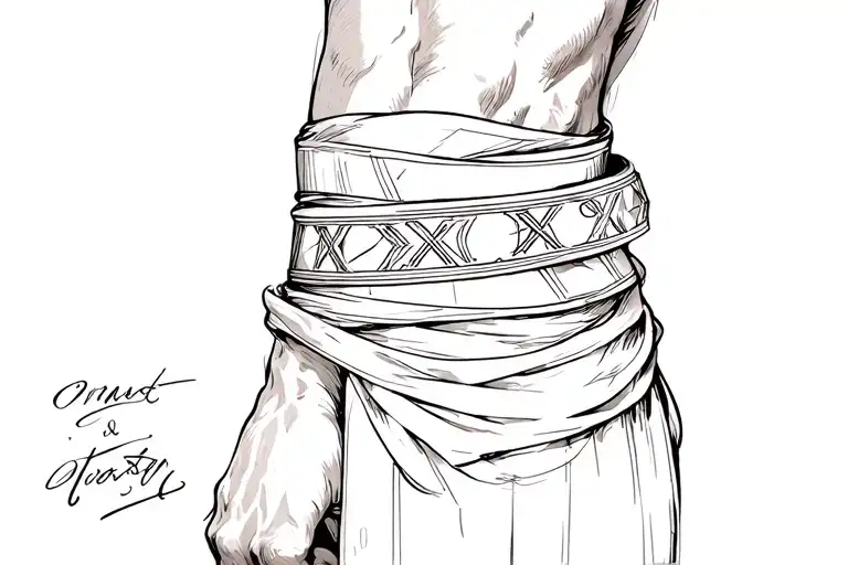 Roman Numeral Bicep Band