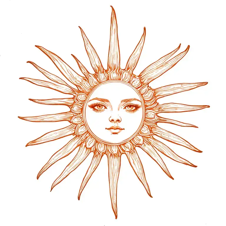 Terra Cotta Sun Shining