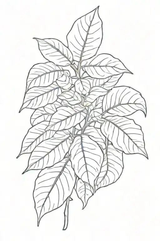 A Coffee Plant Growing Out Of A Art Paint Palette