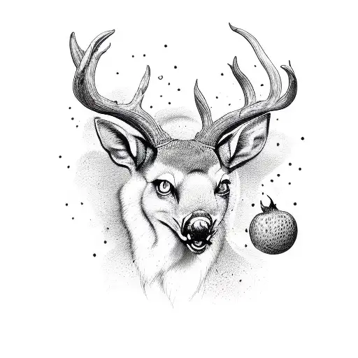 Pomegranate Deer