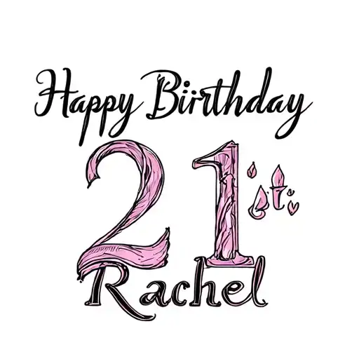 Happy 21St Birthday Rachel