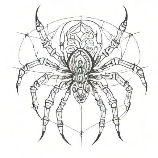 Tribal Spider
