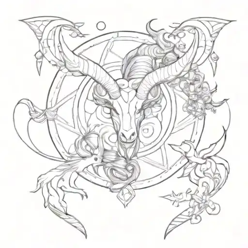 Capricorn And Cancer Zodiac Symbol