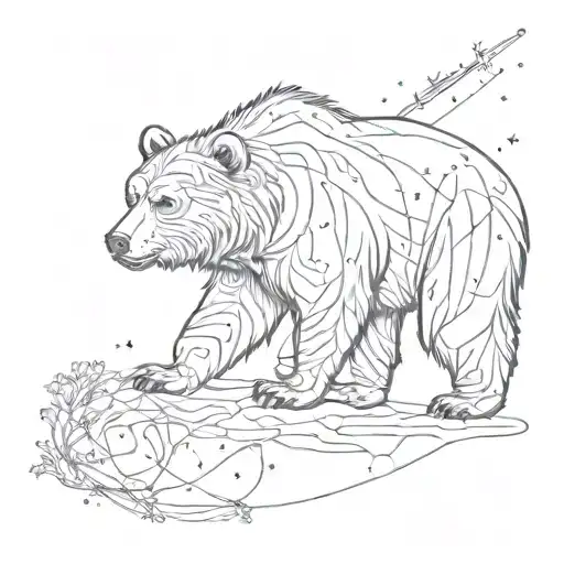 Bear Virgo Constellation Signature Incorporated