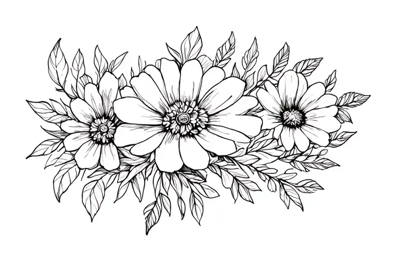 Eating Disorder Recovery Symbol Made Out Of Flowers