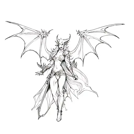 Female Gargoyle Warrior