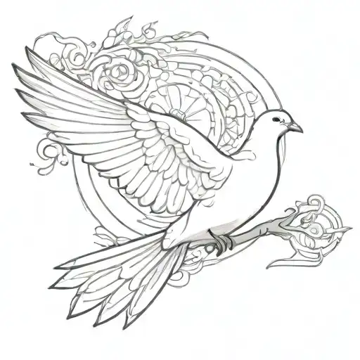 Dove Into The Sunset