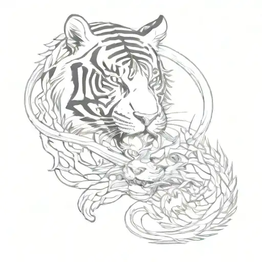 Tiger And A Dragon