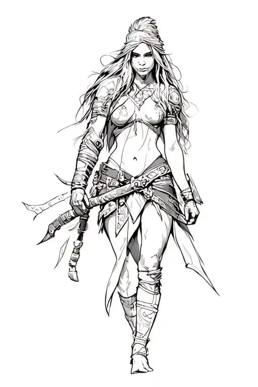 Female Grounder Warrior