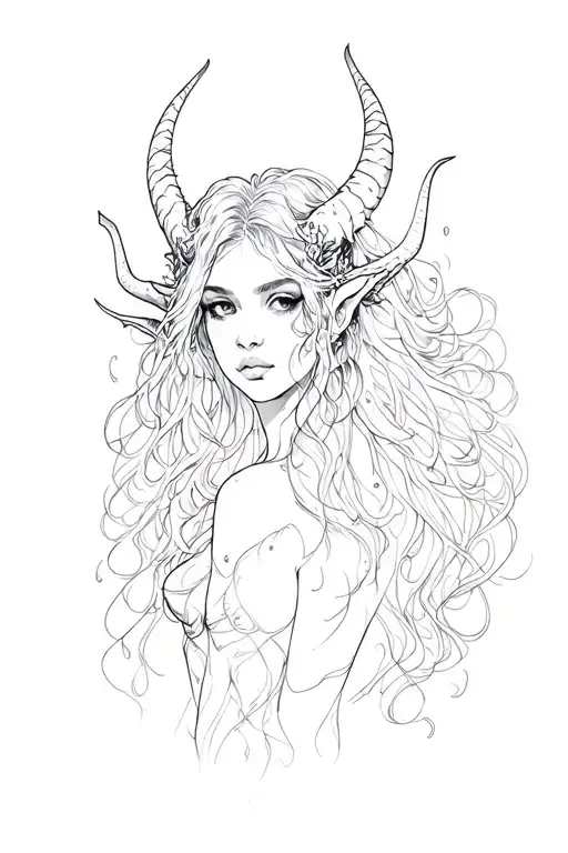 Feminine Demon In Morning