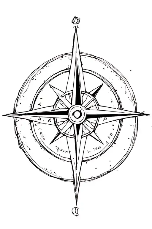 Compass Rose Surrounded