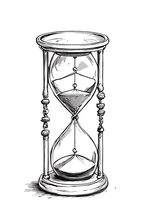 An Hourglass With The Words Time Will Tell