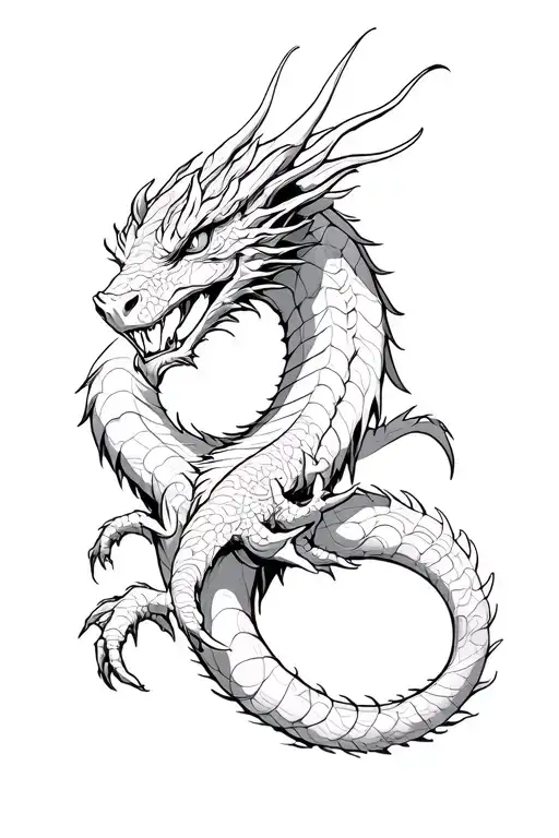 Luna Y Dragon Wrapped