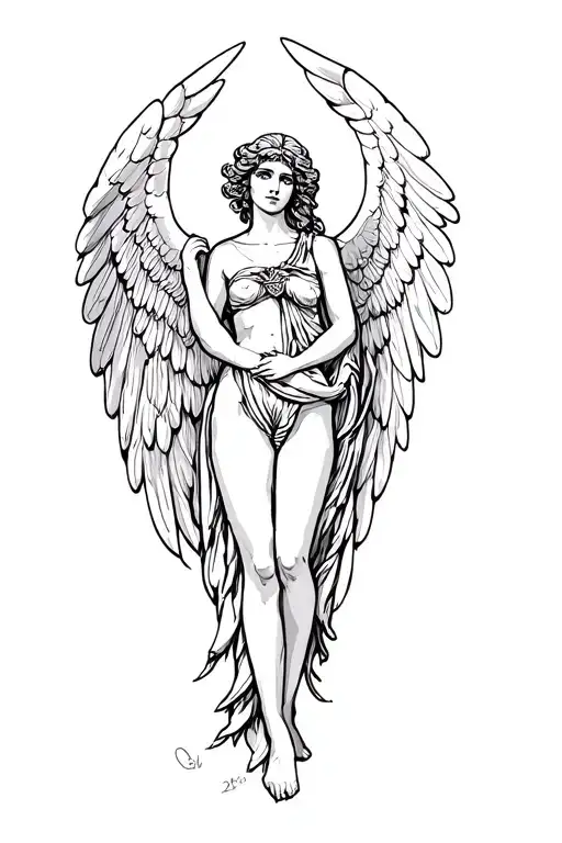Greek Femal With Wings