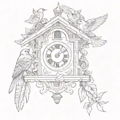 Russian Style German Cuckoo Clock