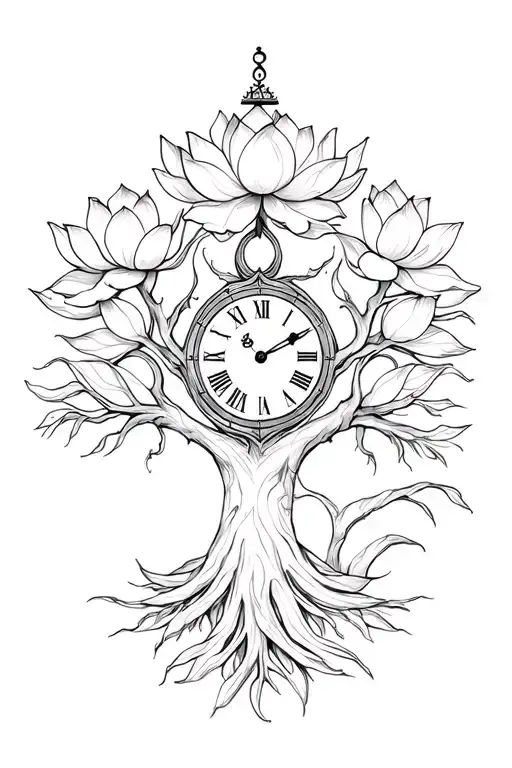 Lotus Clock Family Tree