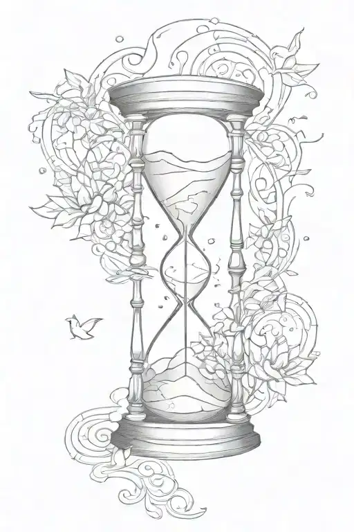 Hourglass With No Sand Pouring