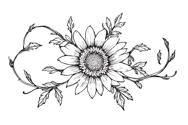 Aster Vine Intertwined