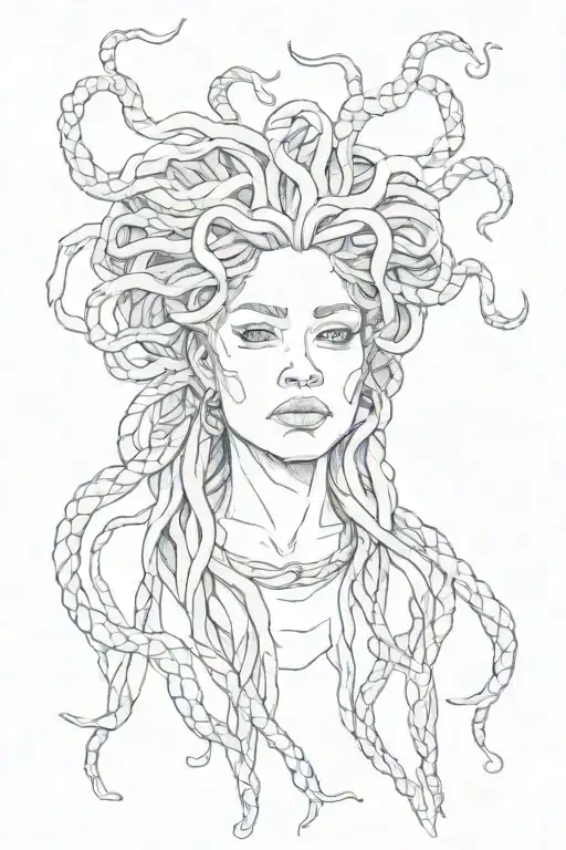 Medusa With Dreadlocks
