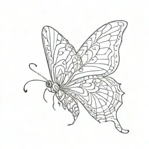 Half Butterfly Half Moth