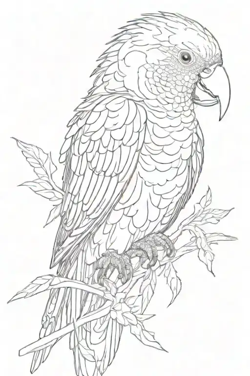 Eery Mysterious Parrot With Mental Issues And Eating Disorder Attractive Creepy Nu Metal