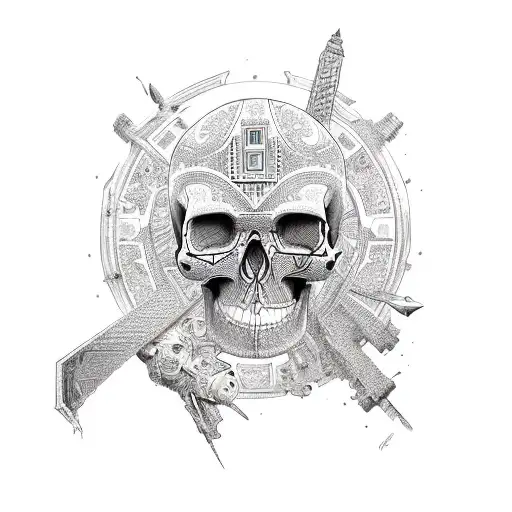 Aztec Skull
