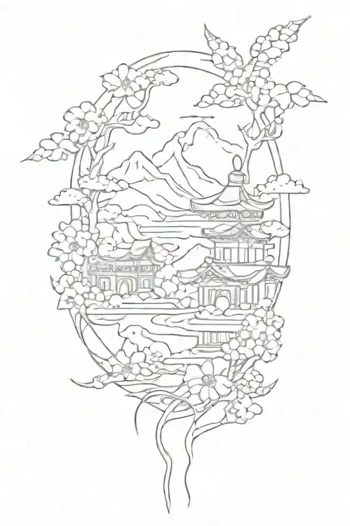 Single Line Tattoo Inspired By Taiwan