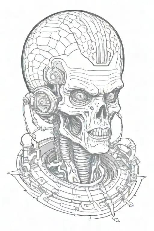 Mars Attacks' Alien Portrait