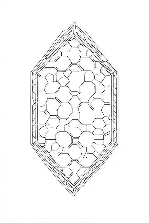 Hexagon Pattern With Empty Space