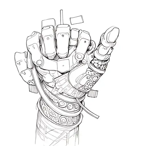 Bionic Arm Of Samurai