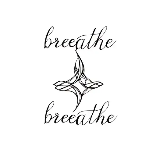 Breathe Symbol Intertwined