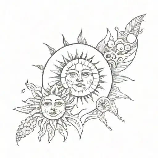 Sun And Moon Matching