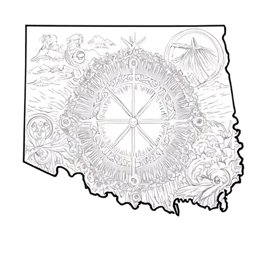 State Of Oklahoma Shadowed By Witches Covenant