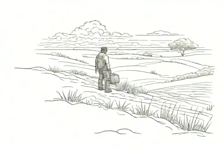 Alone And Thoughtful The Most Deserted Fields