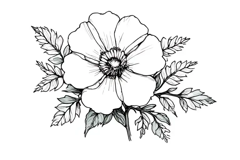 Primrose And Cosmo Flower