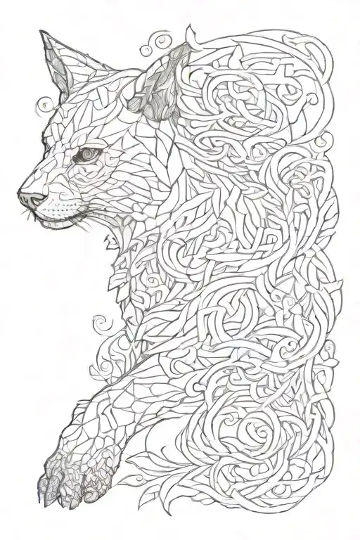 Hidden Animal Silhouettes Forming