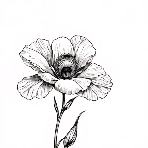 Bee Iris Poppy