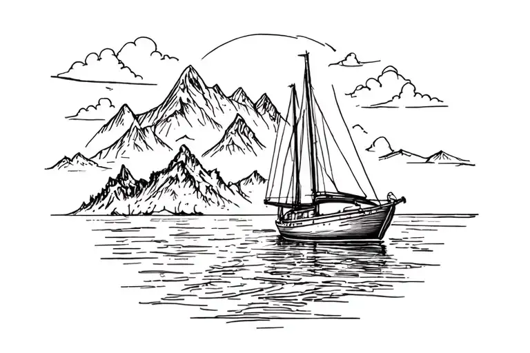 Mountains To Sea Hiking And Sailboats