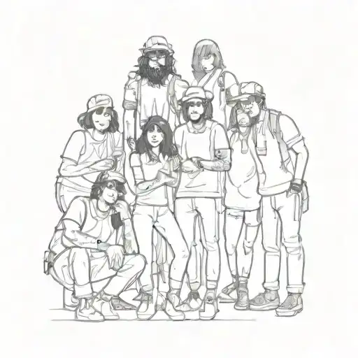 A Group Of People Posing For A Picture