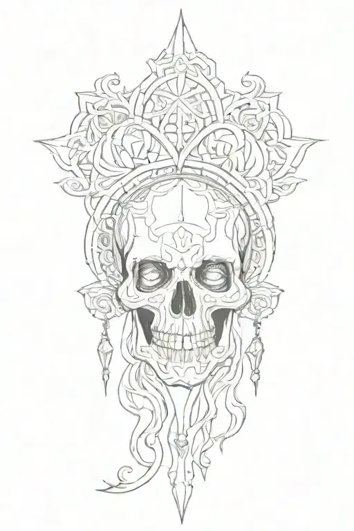 Gothic Tattoo Without Skull