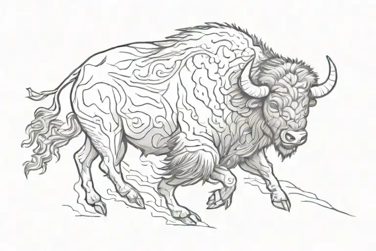 Storm In A Buffalo Playing Running