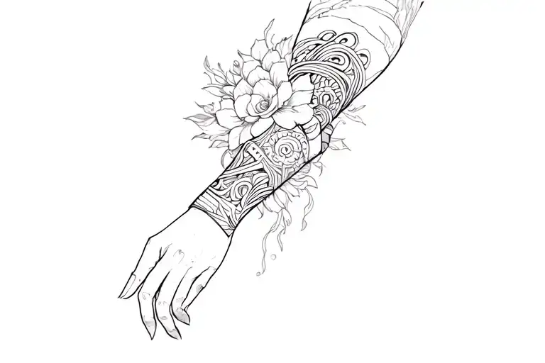 Tattoo Eastern Style Arm