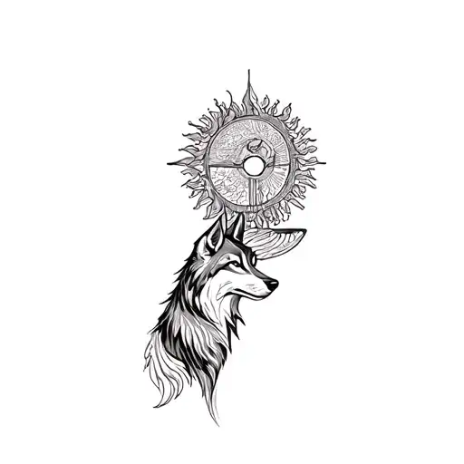 A Wolf And A Sun