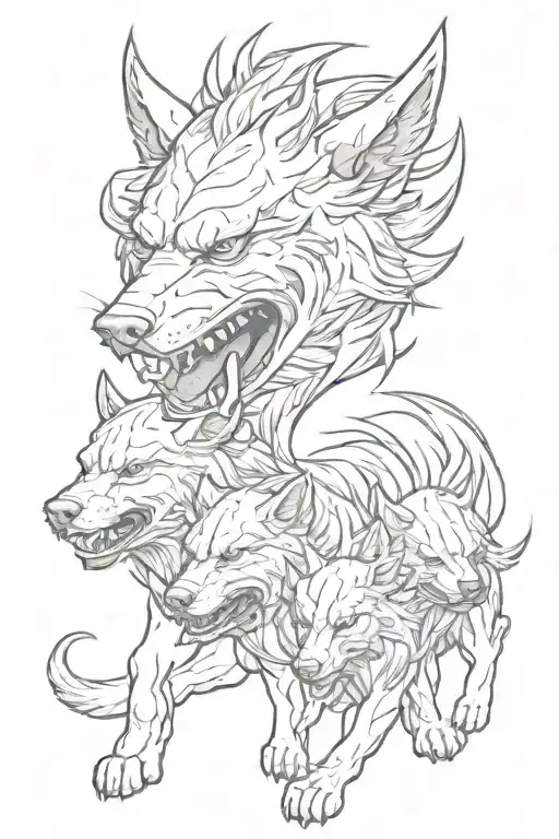 Cerberus Angry Wolf