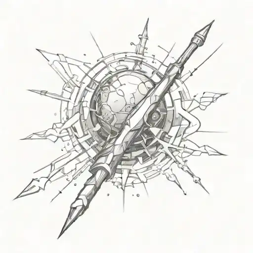 A Spear That Goes Through A Bomb