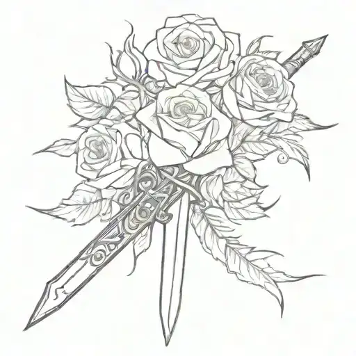 Sword And A Rose Made