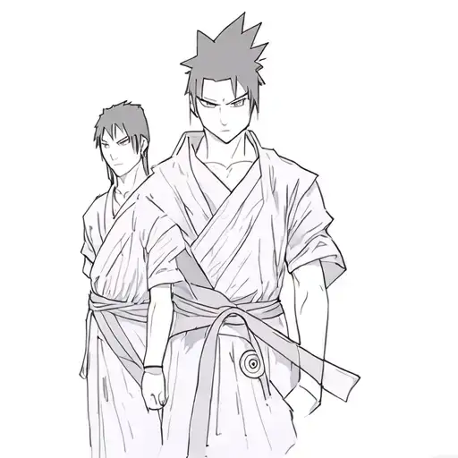 Sasuke And Itachi With Madara And Obito Mangekyou Sharingan