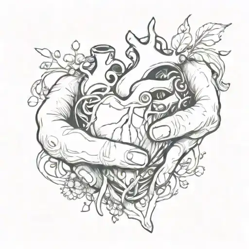 Heart In Hand Holding
