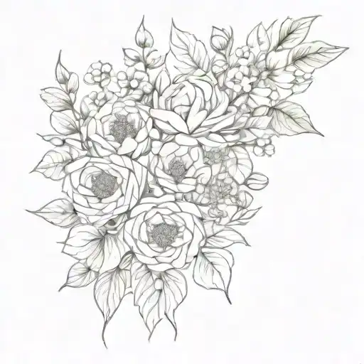 Birth Flower Bouquet