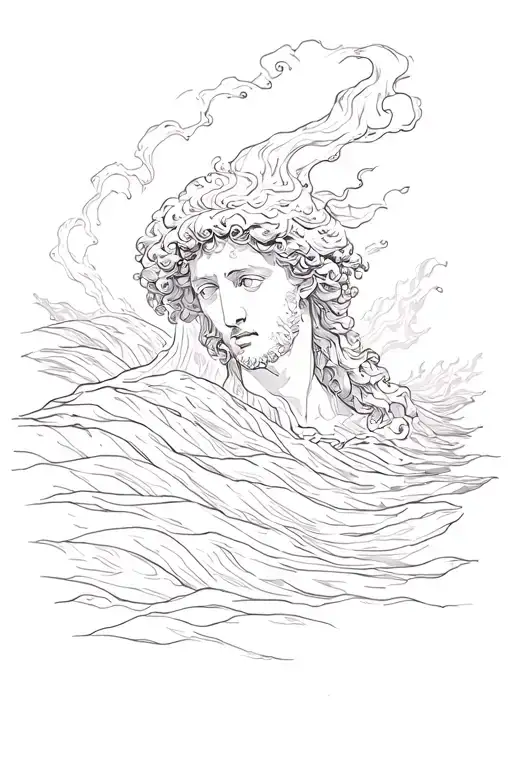 Renaissance Sculptures Buried In The Ocean Waves